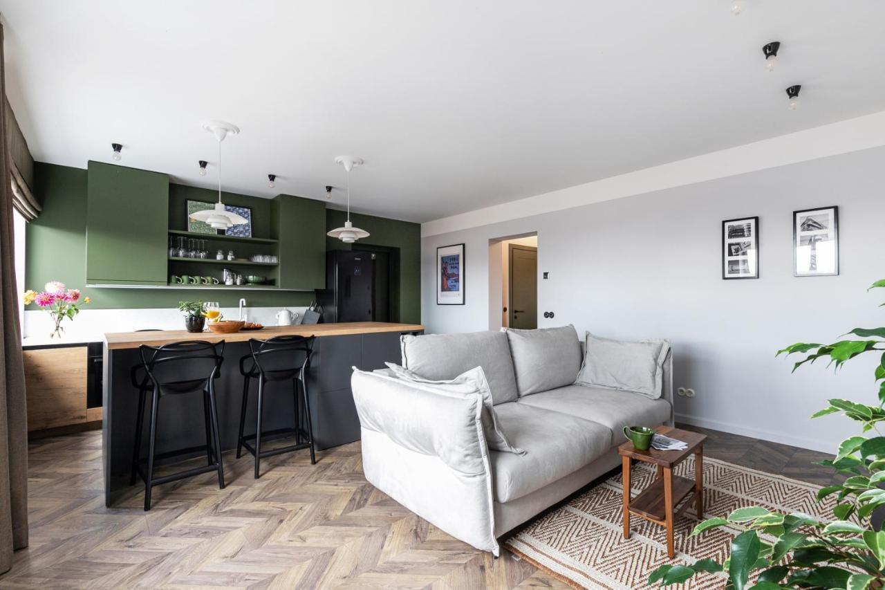 Old-New Apartment In Central Kaunas Ngoại thất bức ảnh